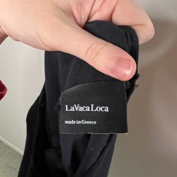 La Vaca Loca Asymmetric Ruched T shirt M/L - Picture 7 of 8